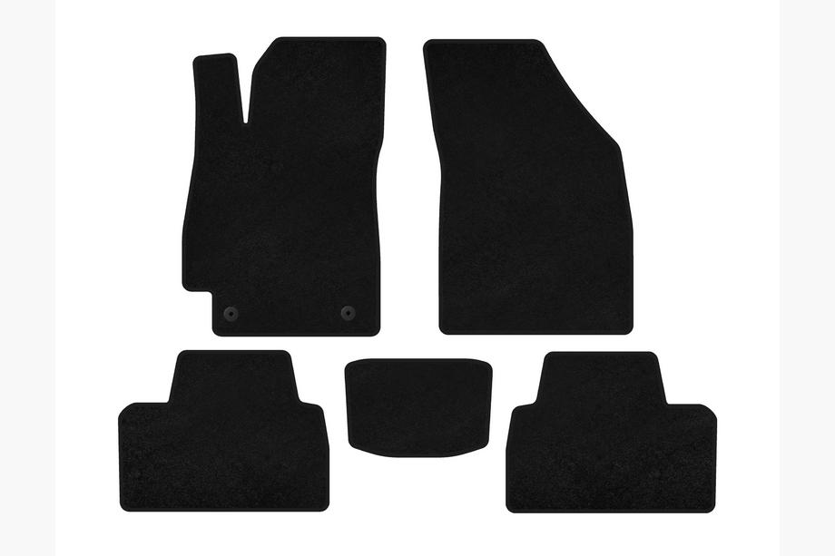 Daewoo Nubira 1997–1999 Velours automatten Classic (SD, Zwart) Image