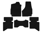 Dodge RAM (DS/DJ/D2) 2009–2024 Stoffen automatten Classic (2009+, 5-zits/4-zits cabine, Zwart) foto 1