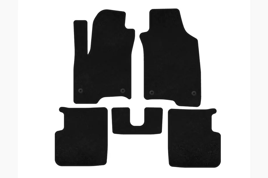 Fiat Panda 2011–2023 Textielmatten Classic (Zwart) Image