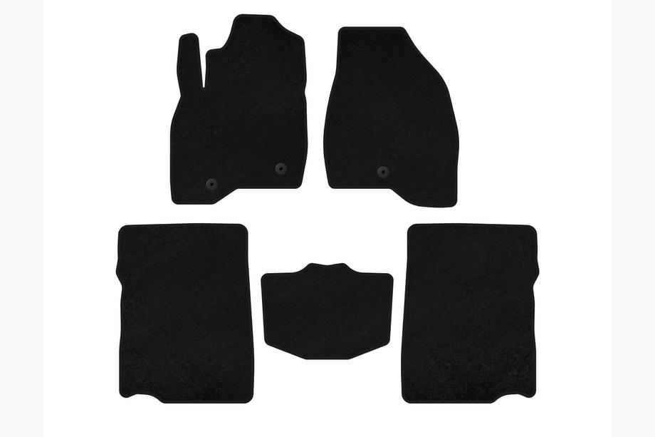 Ford Explorer 2011–2019 Textiele automatten Classic (2017-2019, 2e rij, 7-zits, Zwart) Image