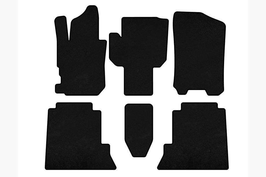Honda FR-V 2004–2009 Textielmatten Classic (Zwart) Image