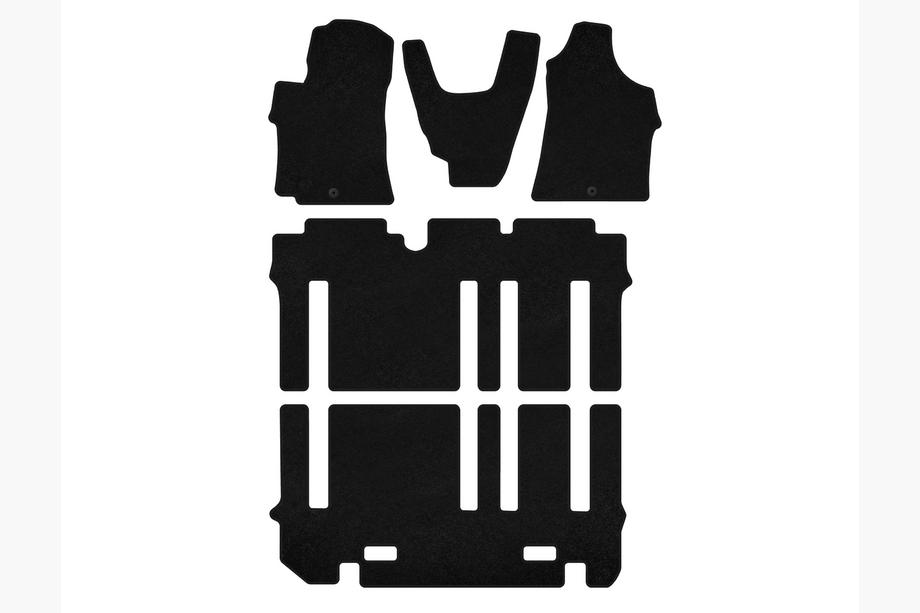 Hyundai H300, H1, Starex 2008–2020 Classic textiele automatten (complete set voor interieur, zwart) Foto 1