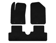 Hyundai I-10 2014–2017 Classic textielen automatten (HB, zwart) foto 1