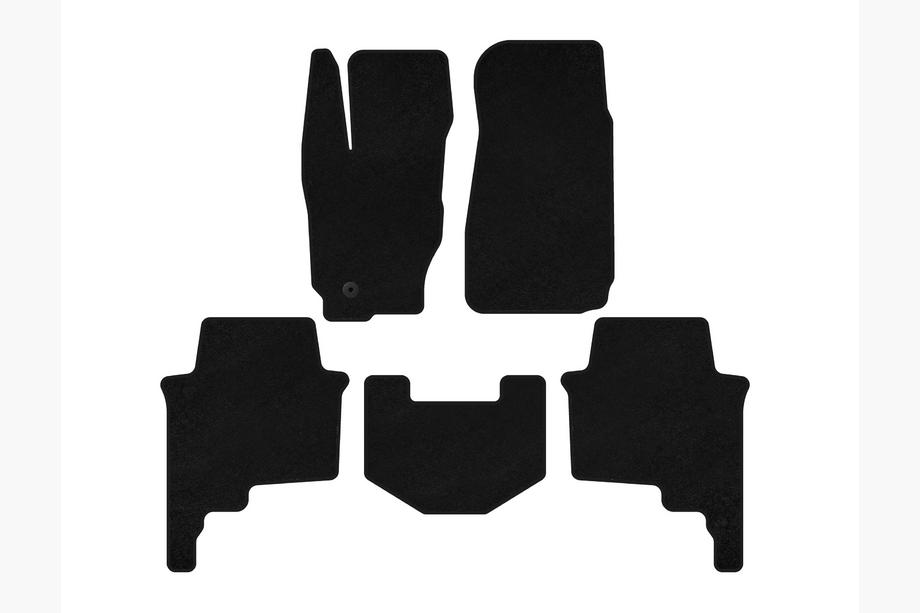 Jeep Commander 2005–2010 Textiel automatten Classic (zwart) Image
