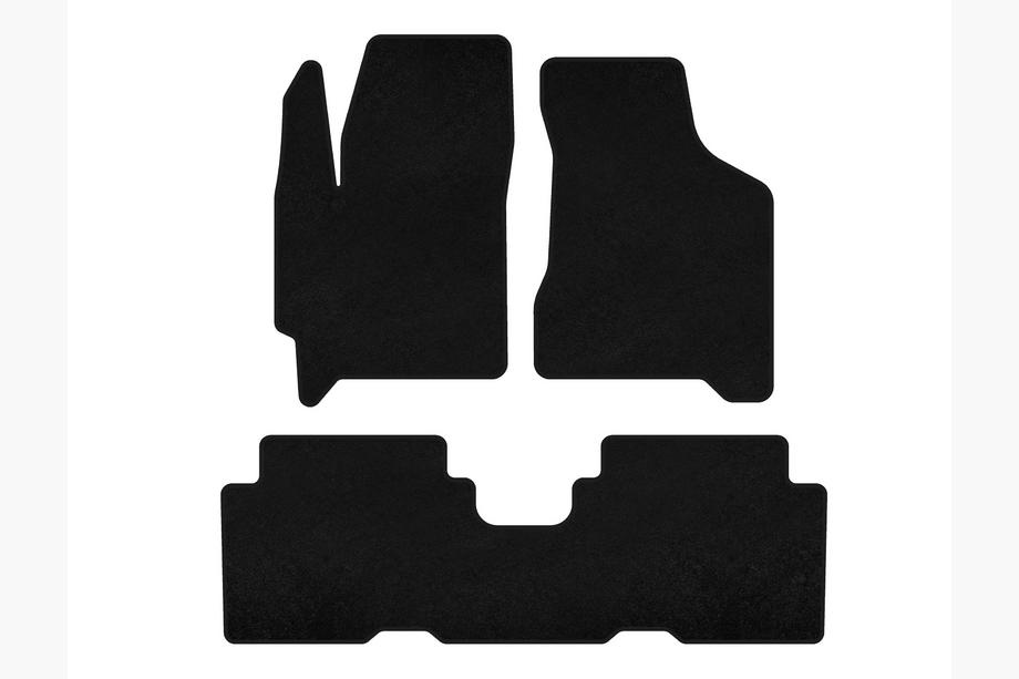 Kia Carens 1999–2012 Textielmatten Classic (Zwart) Image