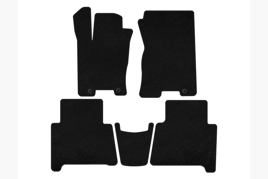 Kia Mohave 2008–2016 Textiel automatten Classic (2 rijen, zwart) Image