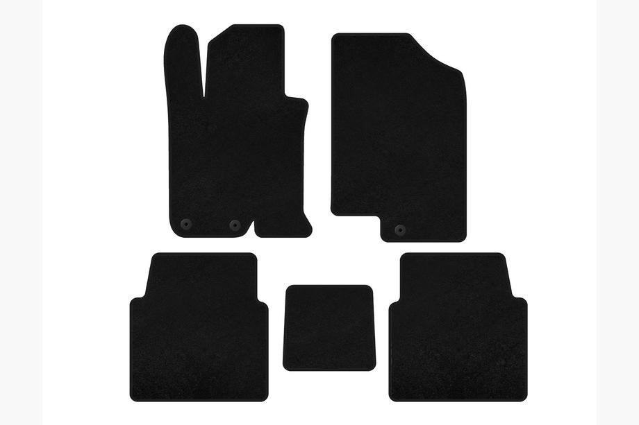 Kia Optima 2010–2016 Textiele automatten Classic V-1 (SD, zwart) Image