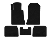 Mercedes E-class W124 1984–1997 Velours automatten Classic (SD, Zwart) foto 1