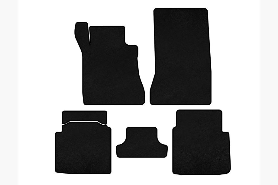 Mercedes S-klasse W126 1979–1991 Textielen automatten Classic (SD, korte wielbasis, zwart) Image