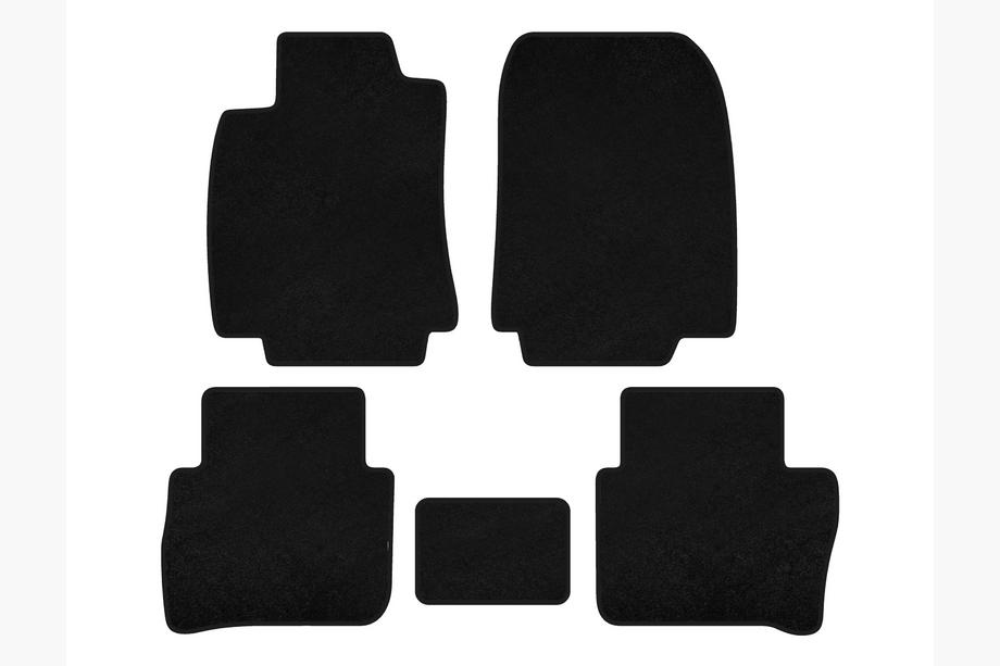 Nissan Tiida 2011–2014 Classic textielen automatten (HB, zwart) Image