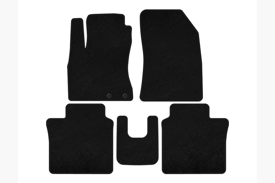 Nissan Note 2012–2020 Classic textielen automatten (HB, zwart) Image