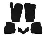 Seat Cordoba 2000–2009 Velours automatten Classic (SD, Zwart) foto 1