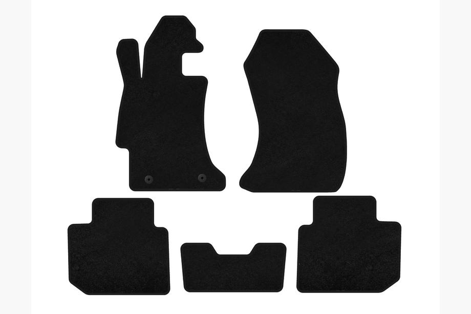 Subaru Impreza 2011–2016 Velours automatten Classic (SD, Zwart) Image
