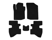 Toyota Aygo 2007–2014 Textiele automatten Classic (2007-2009, HB, 3-deurs, Zwart) foto 1