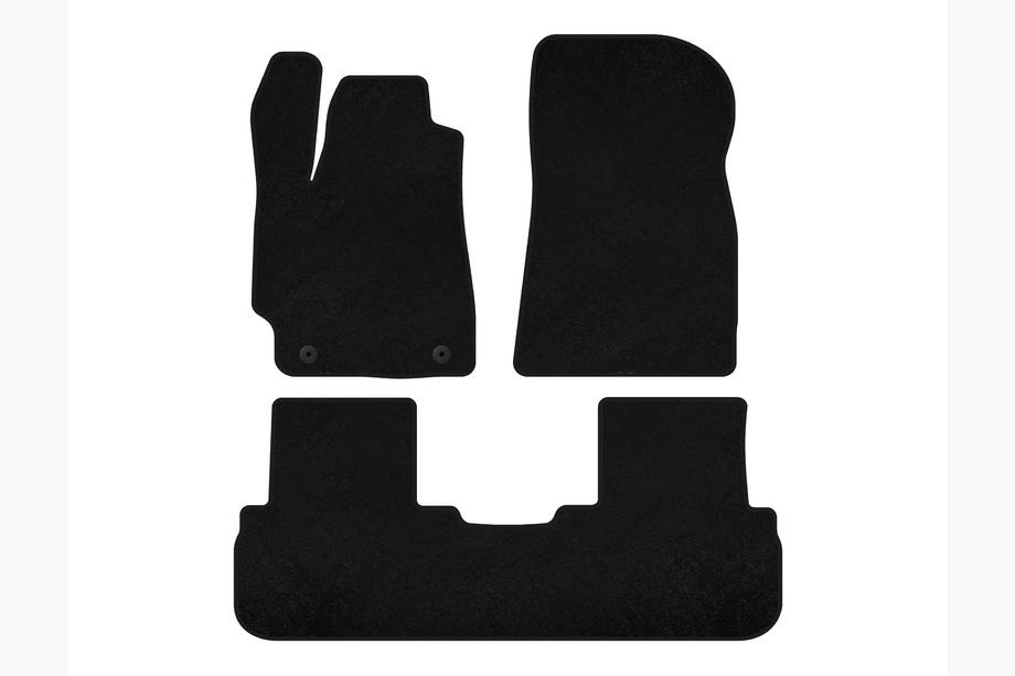 Toyota Highlander 2008–2013 Textiel automatten Classic (2 rijen, zwart) Image