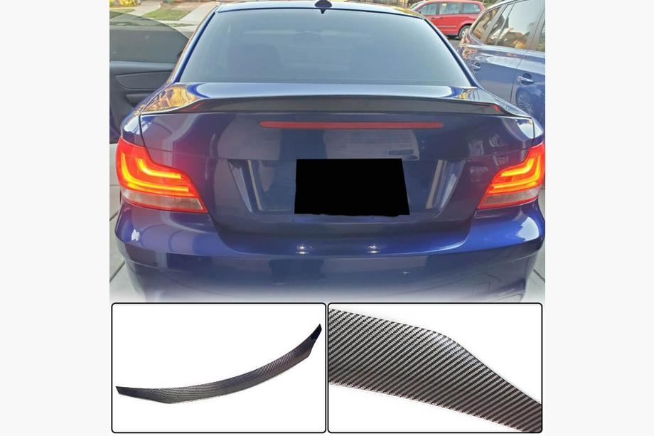 BMW 1 Serie E81/E82/E87/E88 2004–2011 Spoiler (voor E82, carbon) Foto 1