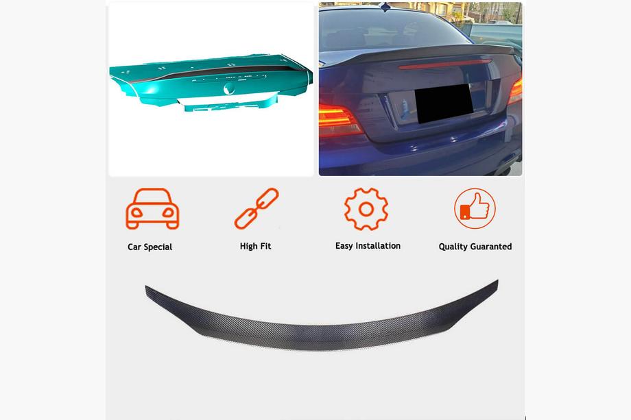 BMW 1 Serie E81/E82/E87/E88 2004–2011 Spoiler (voor E82, carbon) Foto 2