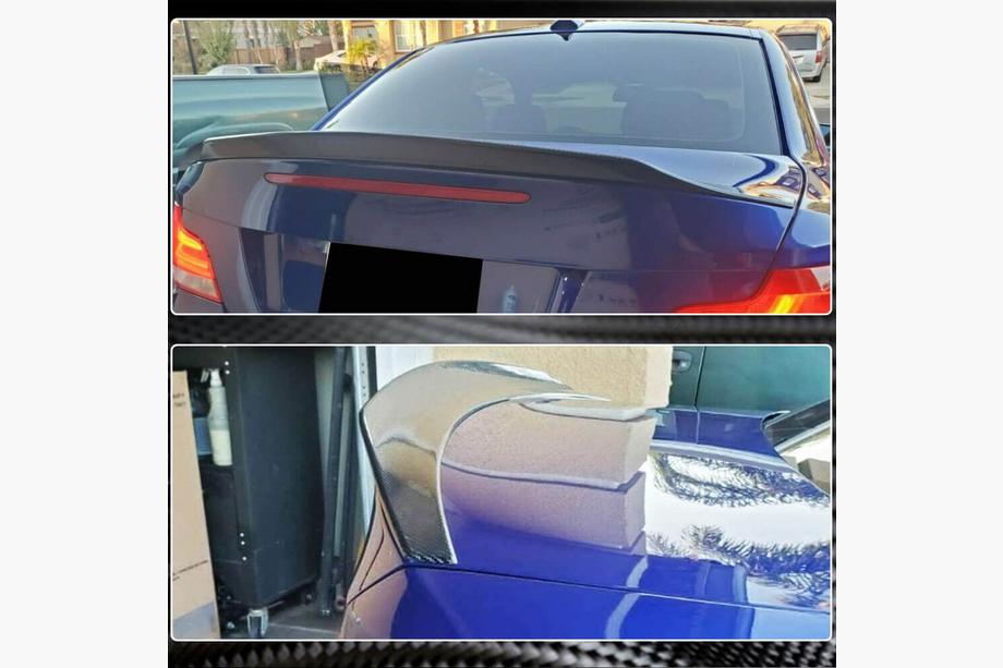 BMW 1 Serie E81/E82/E87/E88 2004–2011 Spoiler (voor E82, carbon) Foto 4