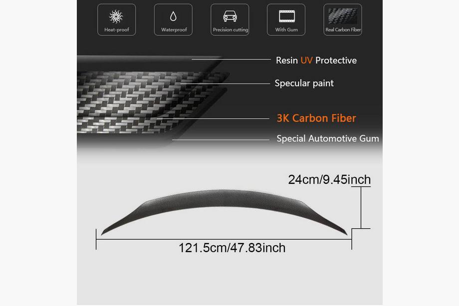 BMW 1 Serie E81/E82/E87/E88 2004–2011 Spoiler (voor E82, carbon) Foto 6