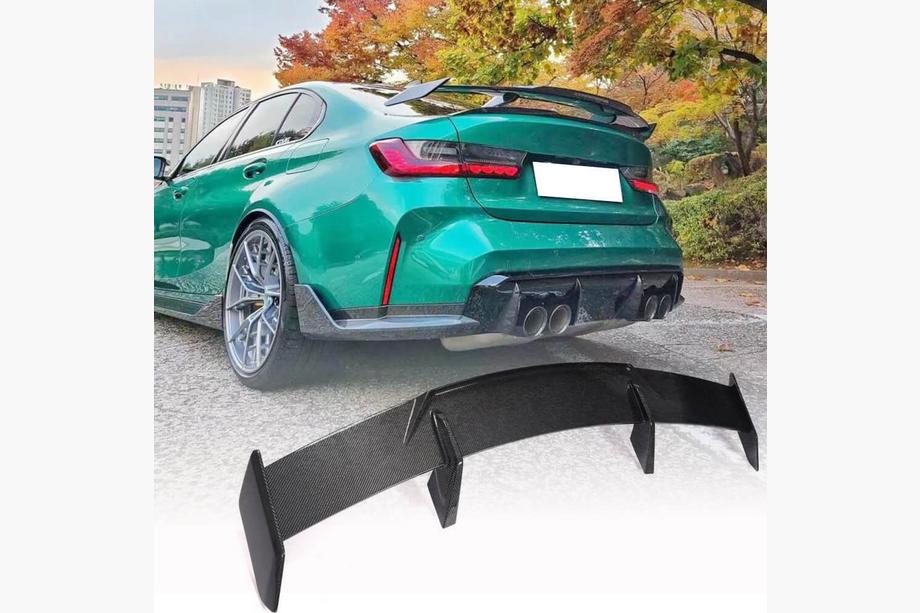 BMW 4-serie G22/23/26 2020– Kofferklep spoiler Dry Carbon V2 (voor G82/83) Foto 1