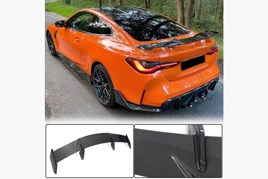 BMW 4-serie G22/23/26 2020– Kofferklep spoiler Dry Carbon V2 (voor G82/83) Foto 2