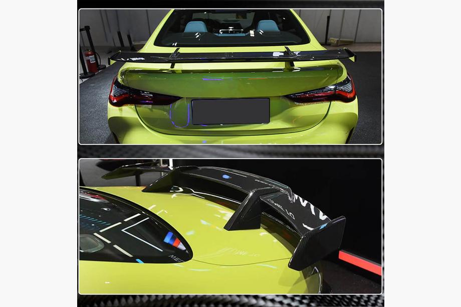 BMW 4-serie G22/23/26 2020– Kofferklep spoiler Dry Carbon V2 (voor G82/83) Foto 5