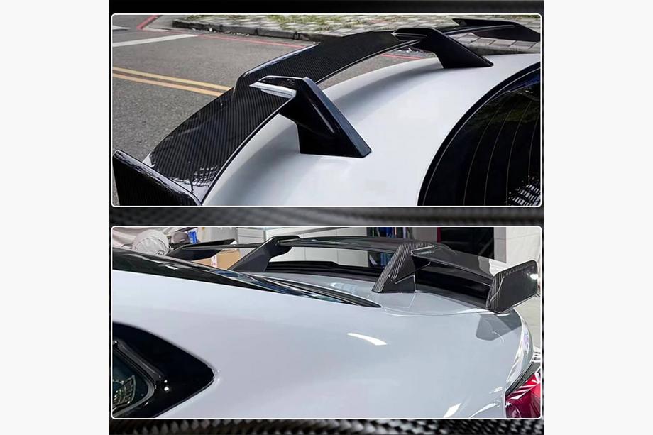BMW 4-serie G22/23/26 2020– Kofferklep spoiler Dry Carbon V2 (voor G82/83) Foto 6