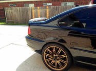 BMW 3 Serie E46 1998–2006 CSL-stijl spoiler (voor Coupe, carbon) foto 5