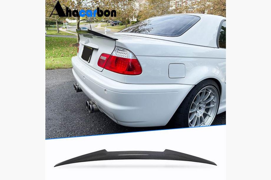 BMW 3 Serie E46 1998–2006 M4-Style spoiler (voor Coupé, carbon) Image