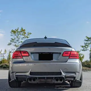 PSM-Style V1 spoiler (voor E90, carbon) foto 4