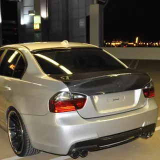 CSL-Style spoiler (voor E90 2005-2008, carbon) foto 2