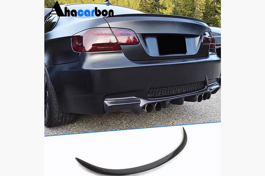 BMW 3-serie E90/E91 2005–2011 Kofferklep spoiler Carbon V7 (SD) Image