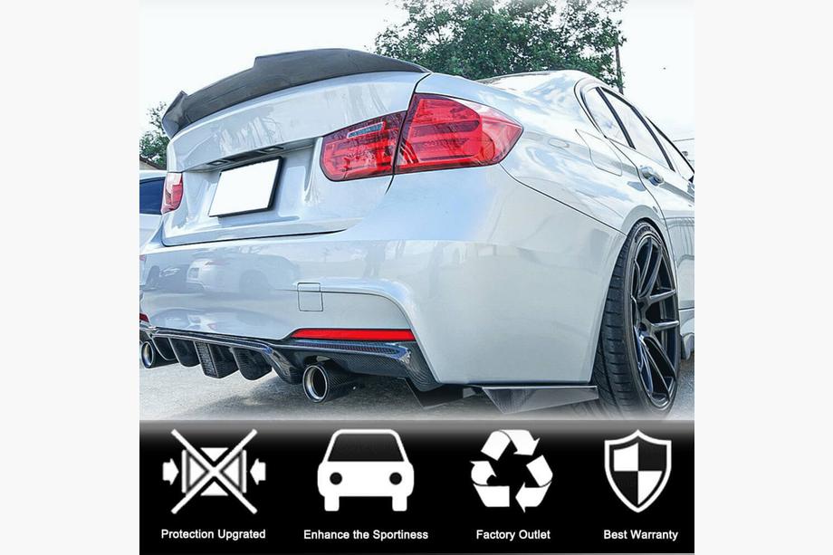 BMW 3 Serie F30/F31 2012–2019 Spoiler PSM-Style V3 (voor F30/F80, carbon) Foto 3