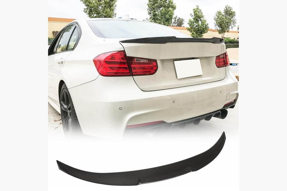 BMW 3 Serie F30/F31 2012–2019 Kofferklep spoiler Carbon Look ABS (SD) Image