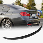 BMW 3 Serie F30/F31 2012–2019 Kofferklep spoiler Zwart hoogglans ABS (SD) foto 1