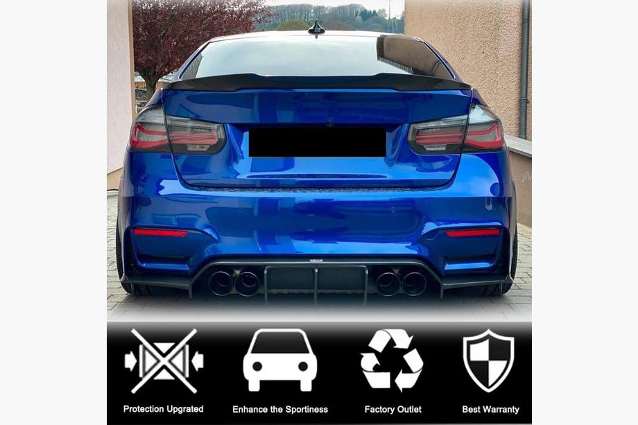 BMW 3 Serie F30/F31 2012–2019 Kofferklepspoiler Carbon V10 (SD) Foto 4