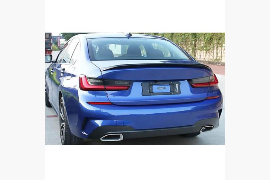 BMW 3 Serie G20/G21 2018– Achterklepspoiler Hoogglans Zwart ABS V3 (SD) Foto 2