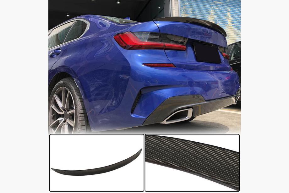 BMW 3 Serie G20/G21 2018– Carbon kofferbakspoiler V17 (SD) Image