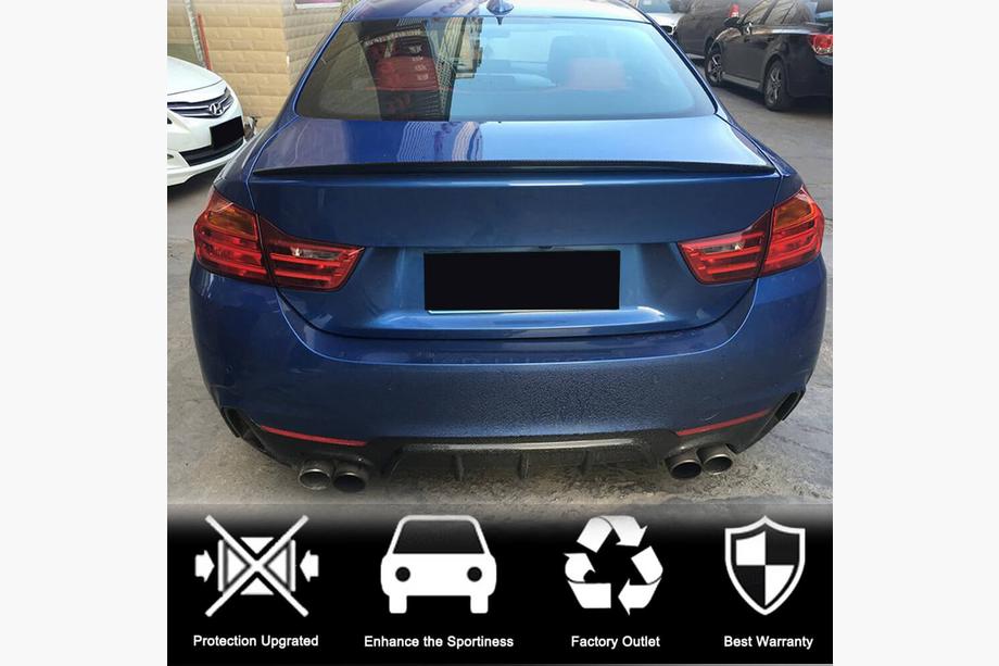 BMW 4 Serie F32/F33/F36 2012–2020 Kofferbakdekselspoiler FRP V9 (Coupe) Image