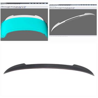 Spoiler V1 (voor F33/F83, carbon) BMW 4 Serie F32/F33/F36 2012–2020 foto 2