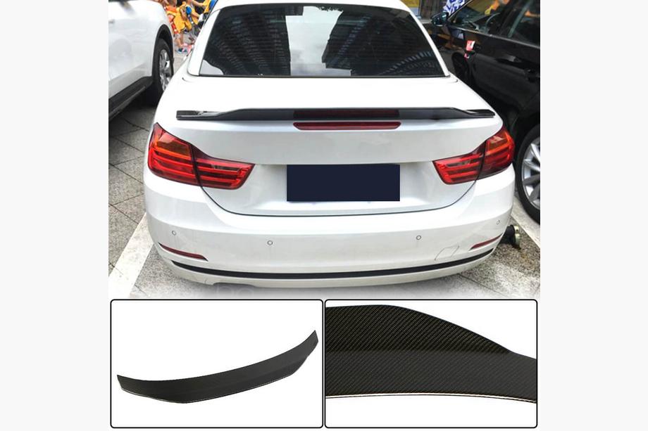 BMW 4 Serie F32/F33/F36 2012–2020 Kofferklep spoiler carbon V2 (voor F36) Image
