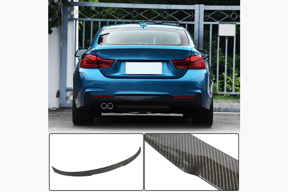 BMW 4 Serie F32/F33/F36 2012–2020 Kofferbakdeksel spoiler Carbon V4 (voor F36) Foto 2