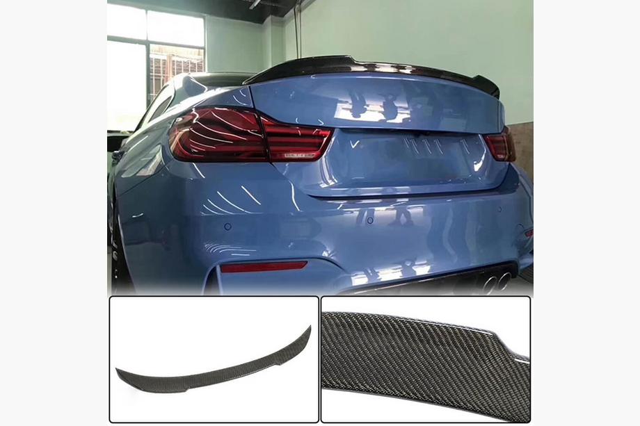 BMW 4 Serie F32/F33/F36 2012–2020 Kofferklep spoiler Carbon V5 (voor F36) Image