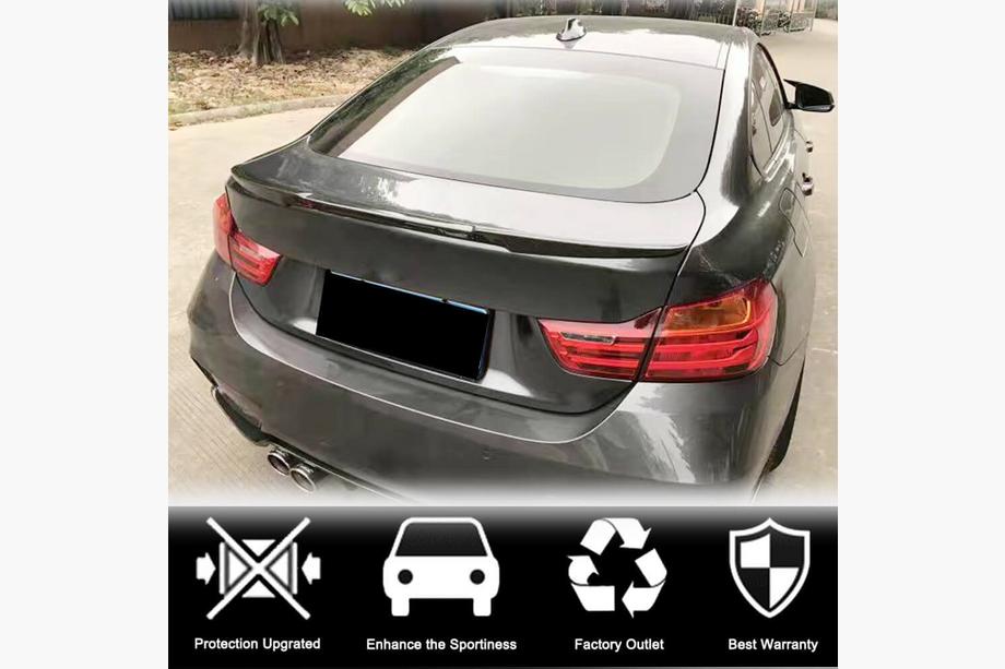 BMW 4 Serie F32/F33/F36 2012–2020 Kofferbakspoiler carbon V7 (voor F36) Foto 2