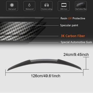 M4-Style spoiler (voor F10, carbon) foto 4