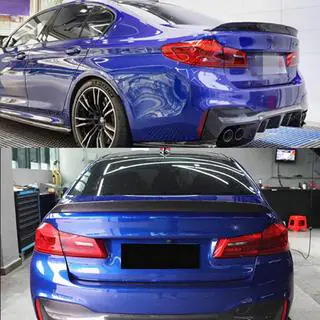 Spoiler V1 (voor G30/F90, carbon) foto 3