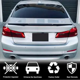 M4-Style spoiler (voor G30/F90, carbon) foto 3