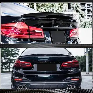 M4-Style spoiler (voor G30/F90, carbon) foto 4
