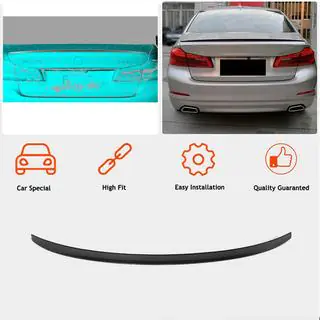 Spoiler V4 (voor G30/F90, carbon) foto 2