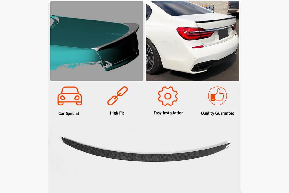BMW 7 Serie G11/G12 2015–2022 M-Style spoiler (carbon) Foto 2